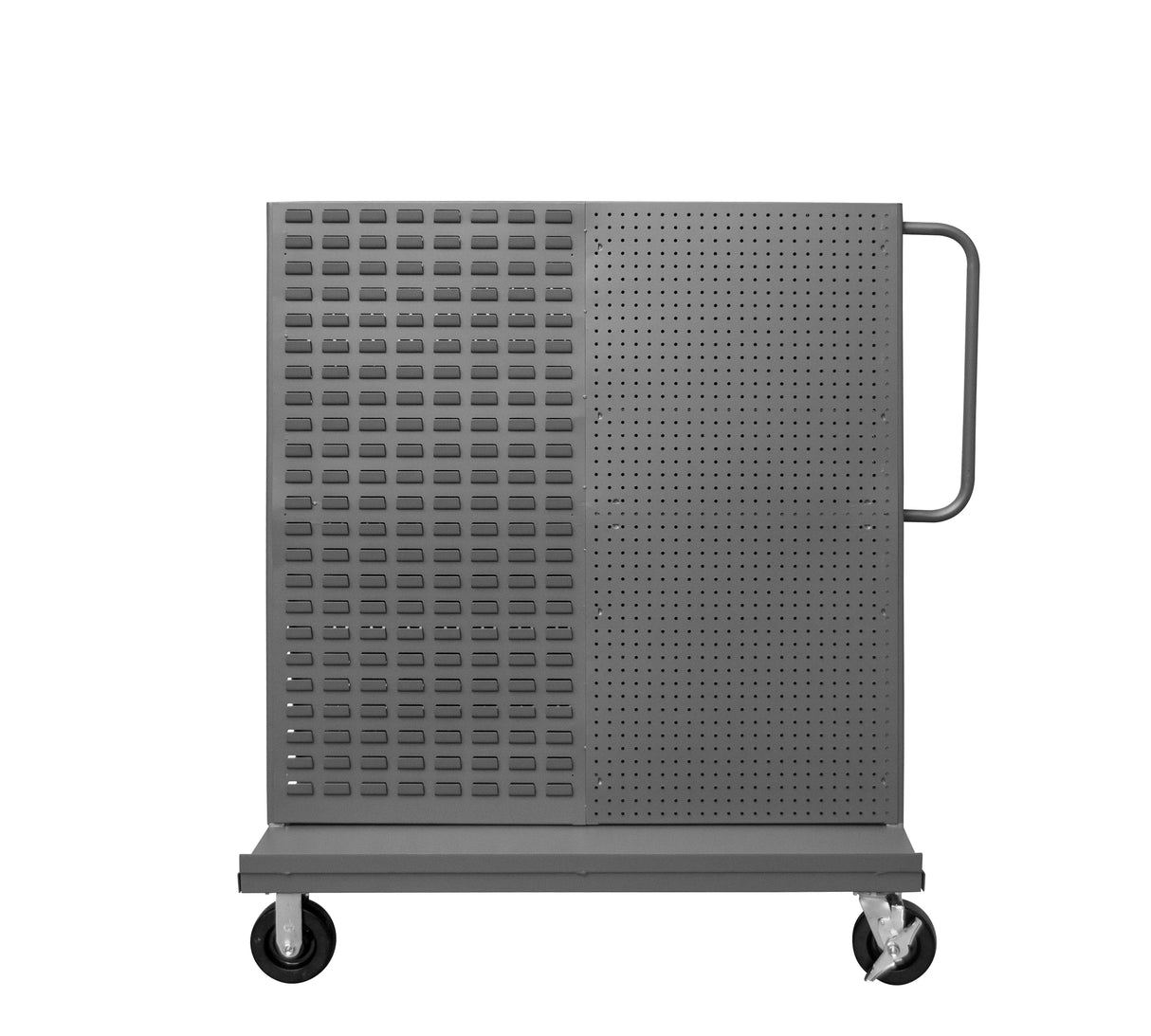 Durham® Panel Cart: Mobile A-Frame Truck with Dual Louvered Panels and Pegboards