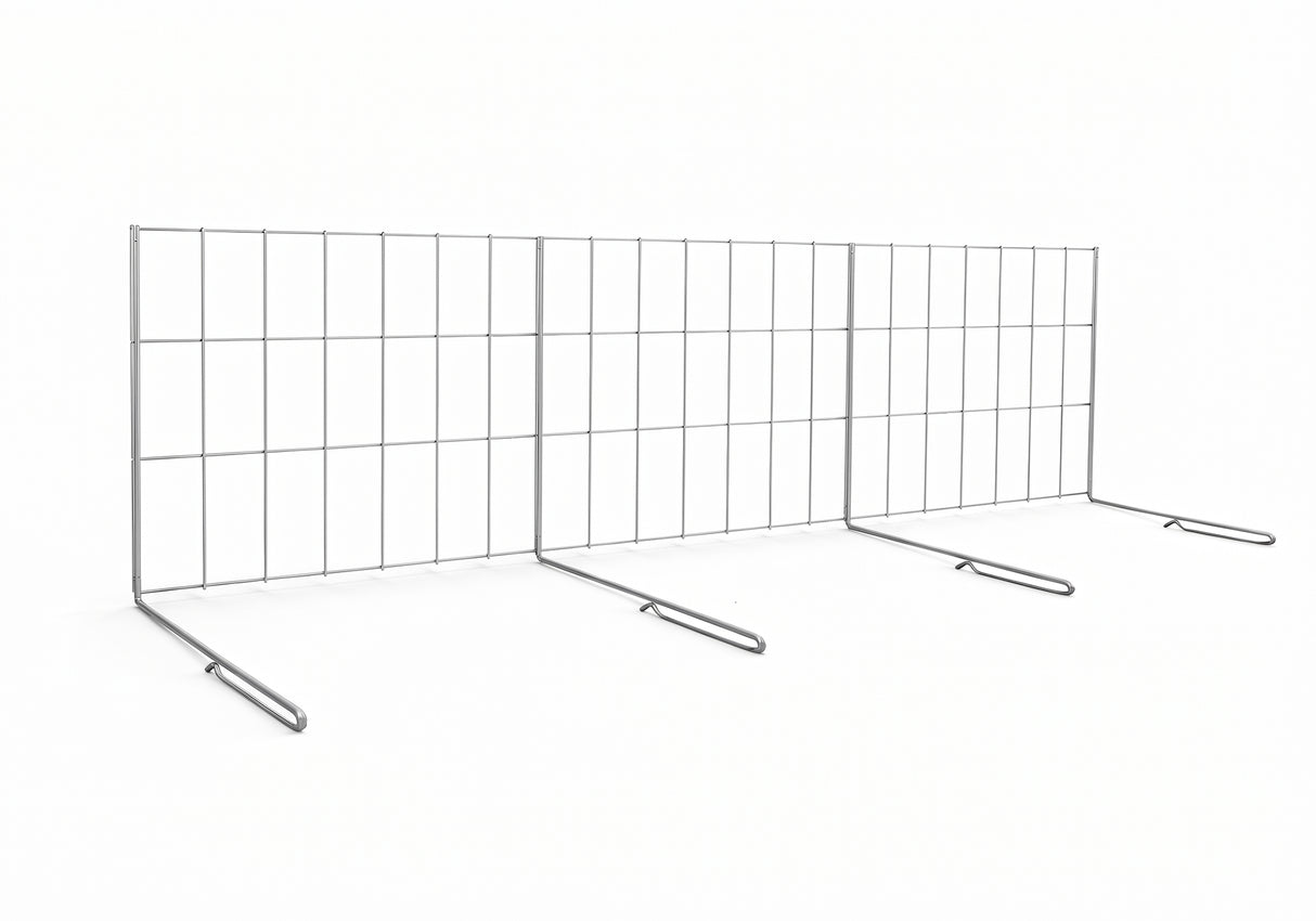 Pallet Rack Backstop Divider – Wire Mesh Rear Guard
