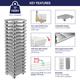 Collapsible Wire Mesh Containers – Stackable Industrial Baskets