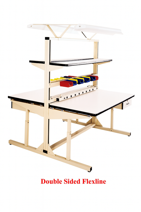 Flex-Line Workbench shown in double-sided configuration