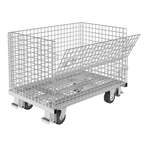 Wire Container Round Collapsible Wire Container | 4000 lbs Cap. | – Dwixt