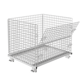 Collapsible Wire Mesh Containers – Stackable Industrial Baskets