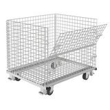 Collapsible Wire Mesh Containers – Stackable Industrial Baskets