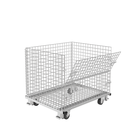 Collapsible Wire Mesh Containers – Stackable Industrial Baskets