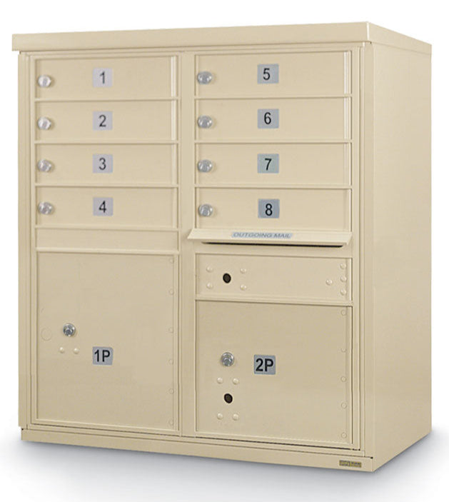 8 Door F-Spec Cluster Box Unit ONLY - no pedestal