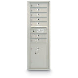 7 Door Standard 4C Mailbox with (1) Parcel Locker