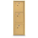 Standard 4C Mailbox with (3) Parcel Lockers