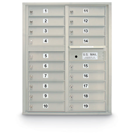 19 Door Standard 4C Front Loading Mailbox