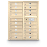 19 Door Standard 4C Front Loading Mailbox