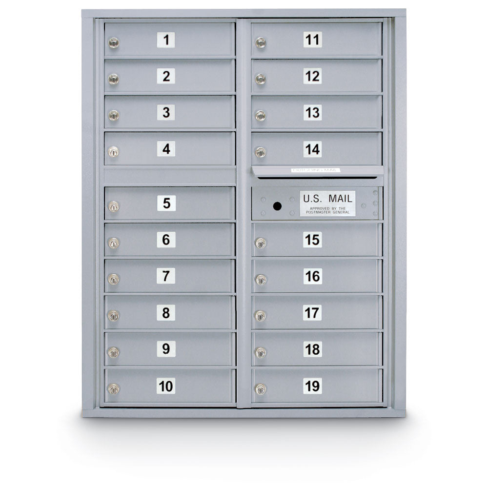 19 Door Standard 4C Front Loading Mailbox