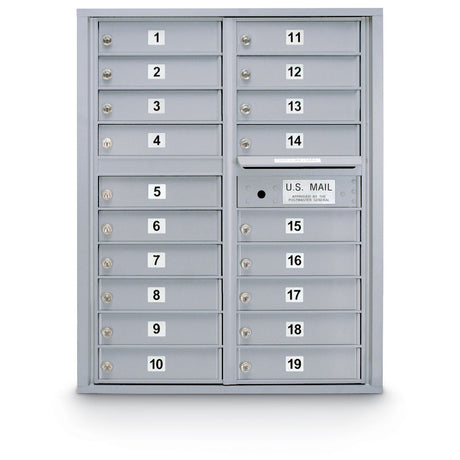 19 Door Standard 4C Front Loading Mailbox