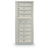 9 Door Standard 4C Mailbox