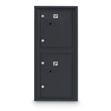 Standard 4C Mailbox with 2 Parcel Lockers - Additional Colors Available