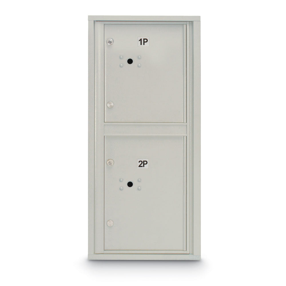 Standard 4C Mailbox with 2 Parcel Lockers - Additional Colors Available