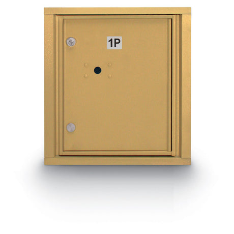 Standard 4C Mailbox with (1) Parcel Locker - Additional Colors Available