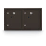 Standard 4C Mailbox with (2 Horizontal) Parcel Lockers - Additional Colors Available