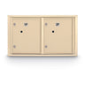 Standard 4C Mailbox with (2 Horizontal) Parcel Lockers - Additional Colors Available