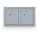 Standard 4C Mailbox with (2 Horizontal) Parcel Lockers - Additional Colors Available