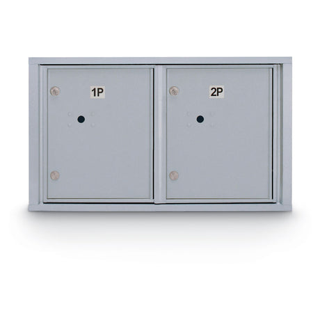 Standard 4C Mailbox with (2 Horizontal) Parcel Lockers - Additional Colors Available