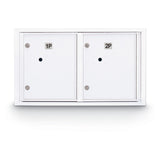 Standard 4C Mailbox with (2 Horizontal) Parcel Lockers - Additional Colors Available