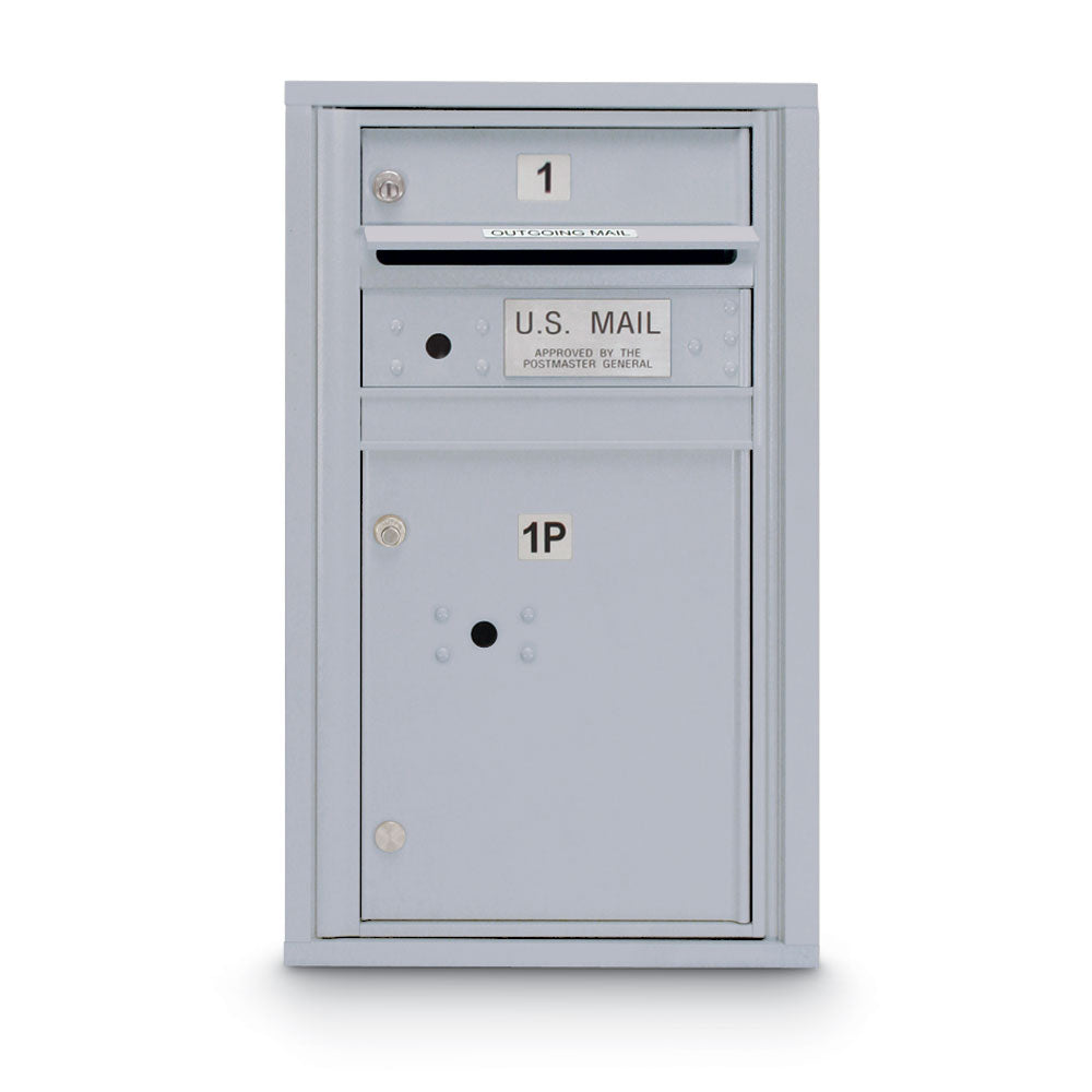 1 Door Standard 4C Mailbox with (1) Parcel Locker