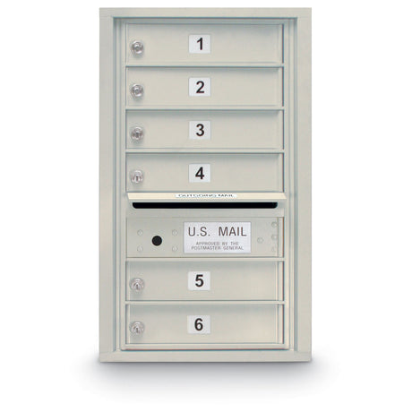 6 Door Standard 4C Mailbox - Additional Colors Available