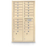 19 Door Standard 4C Mailbox with (2) Parcel Lockers