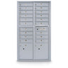 19 Door Standard 4C Mailbox with (2) Parcel Lockers