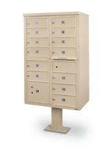 13 Door F-Spec Cluster Box Unit with Pedestal