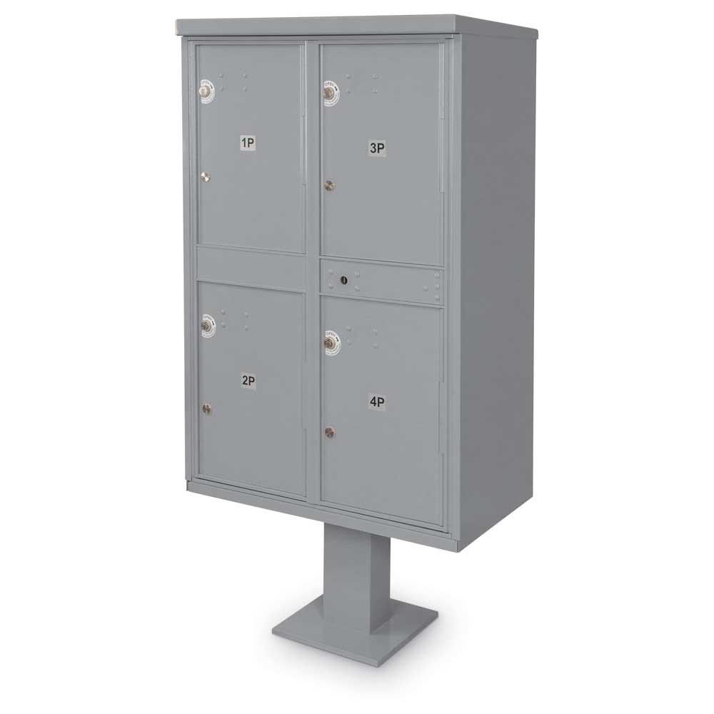 Outdoor Parcel Locker - 4 Parcel Compartments