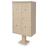 Outdoor Parcel Locker - 4 Parcel Compartments