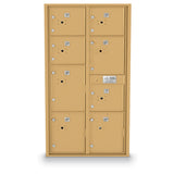 Standard 4C Mailbox With 8 Parcel Lockers