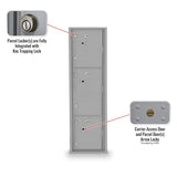 Standard 4C Mailbox with 3 Parcel Lockers 56 1/2"