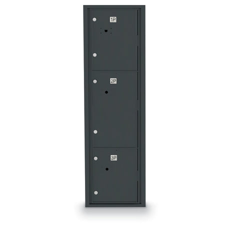 Standard 4C Mailbox with 3 Parcel Lockers 56 1/2"