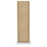 Standard 4C Mailbox with 3 Parcel Lockers 56 1/2"