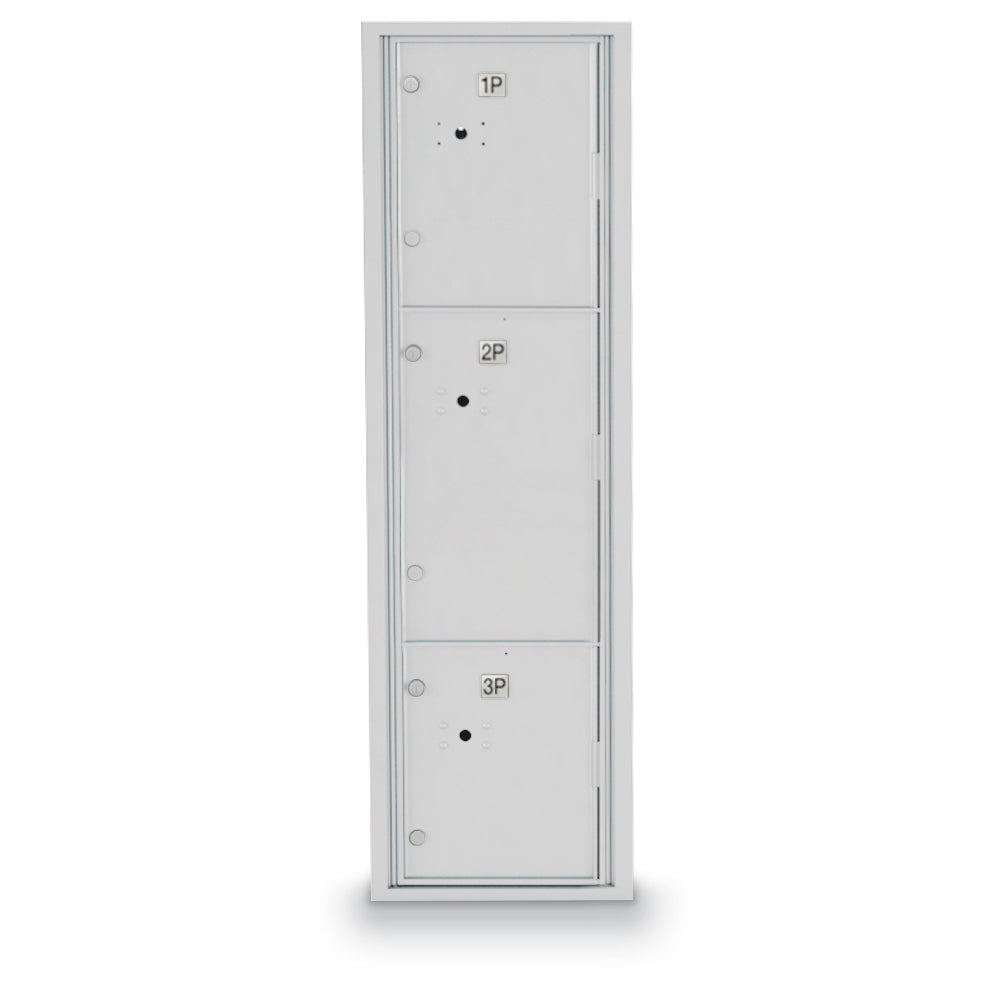 Standard 4C Mailbox with 3 Parcel Lockers 56 1/2"