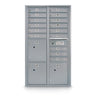 15 Door Standard 4C Mailbox with 3 Parcel Lockers