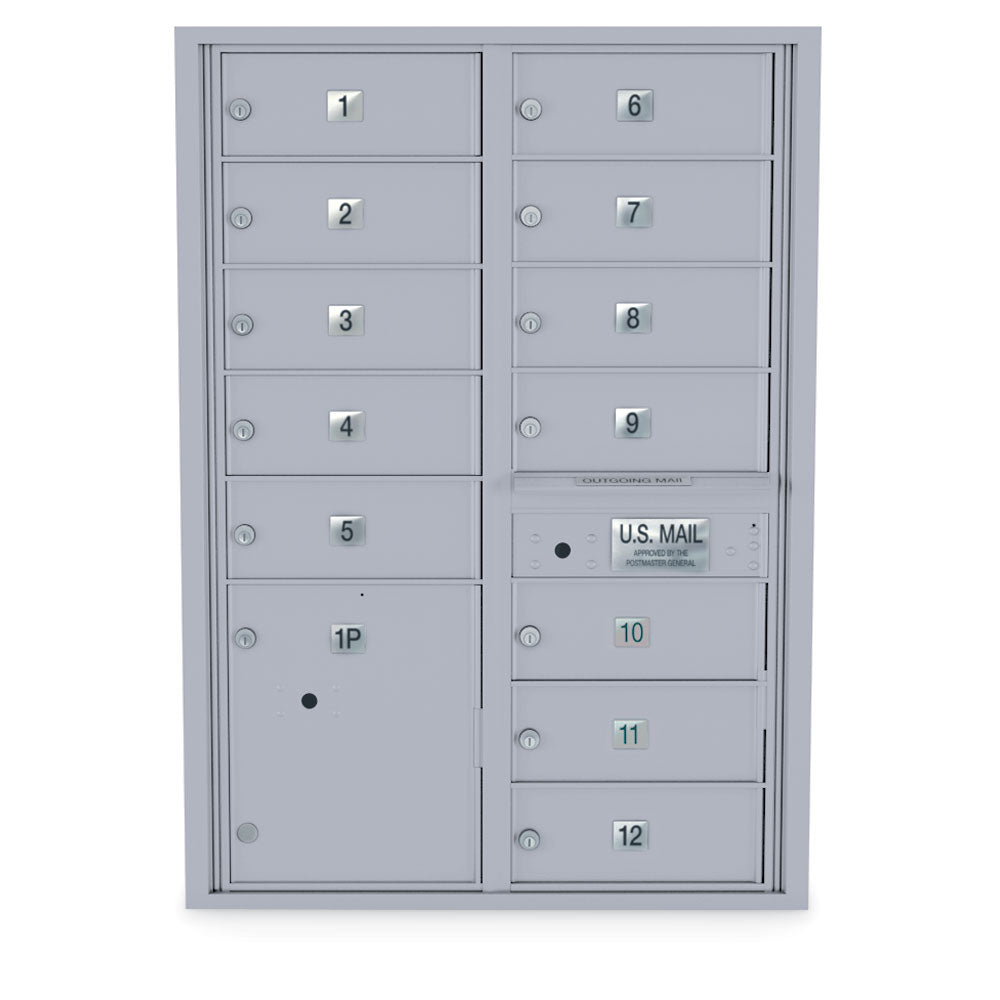 12 - 5" Business Door and 1 - Parcel Door