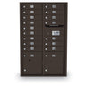 16 Door Standard 4C Mailbox with 2 Parcel Lockers