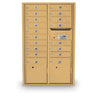 16 Door Standard 4C Mailbox with 2 Parcel Lockers