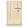 16 Door Standard 4C Mailbox with 2 Parcel Lockers