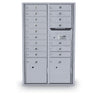 16 Door Standard 4C Mailbox with 2 Parcel Lockers