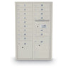 15 Door Standard 4C Front Loading Mailbox with 2 Parcel Lockers