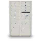 12 Door Standard 4C Mailbox with 2 Parcel Door