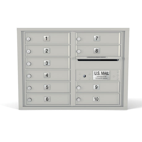 10 Door Standard 4C Mailbox