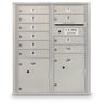 10 Door 4C Horizontal Mailbox - 2 Parcel Lockers - ADA Certified