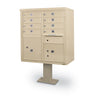 8 Door F-Spec Cluster Box Unit with Short Pedestal