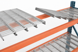 Punched Steel Pallet Rack Decking – 50% Open | NFPA 13 Compliant