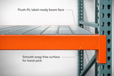 Punched Steel Pallet Rack Decking – 50% Open | NFPA 13 Compliant