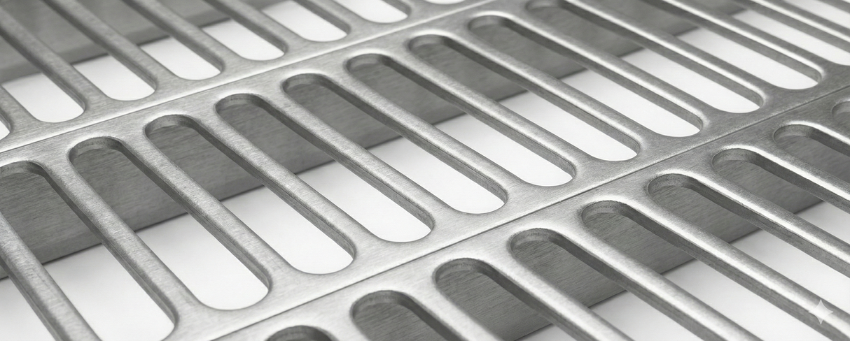 Punched Steel Pallet Rack Decking – 50% Open | NFPA 13 Compliant